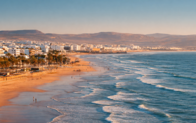 En outstanding badestrand – Stranden i Agadir